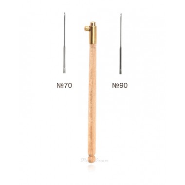 Набор: Люневильский крючок с 2я иглами (№70 и №90) 