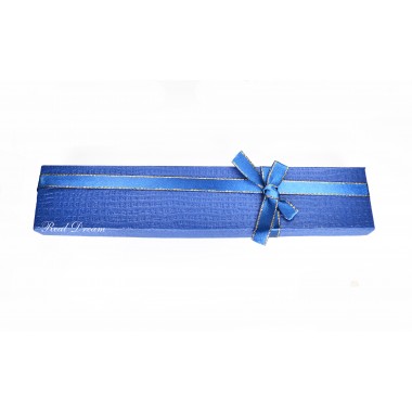 Коробка подарочная, синяя, 21х4см, арт.box08-05